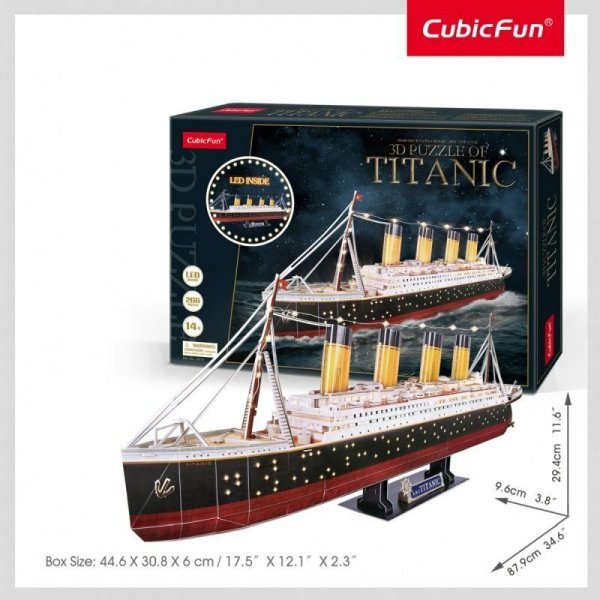 Puzzle 3D LED Titanic 20521 Cubic Fun
