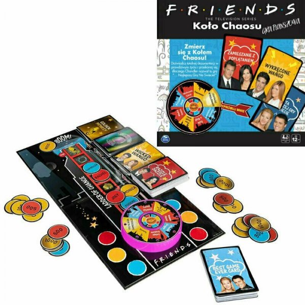 PROMO Koło Chaosu gra planszowa Friends Przyjaciele 6060710