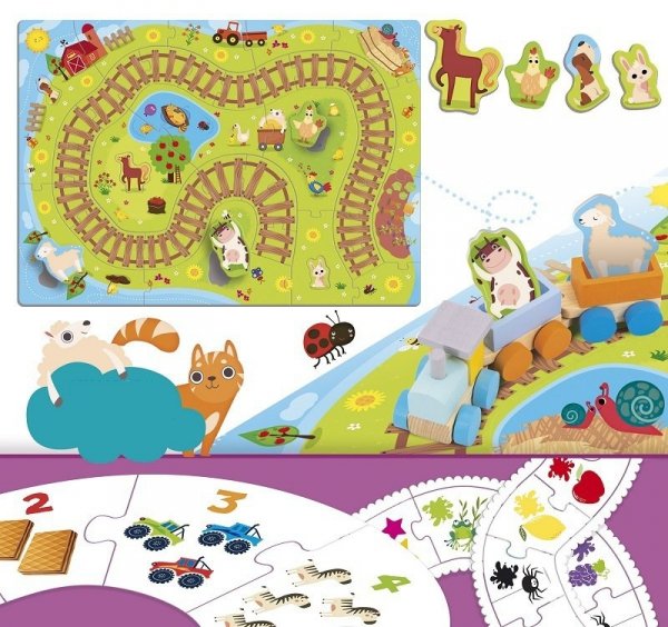 Carotina Baby Zabawny pociąg 84005 LISCIANI