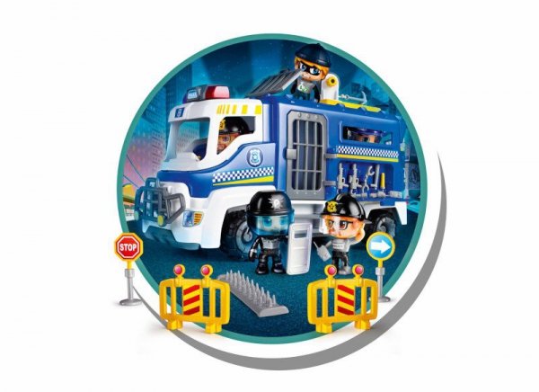 PROMO EP PinyPon Action - Furgon policyjny z akcesoriami i 2 figurkami 16060