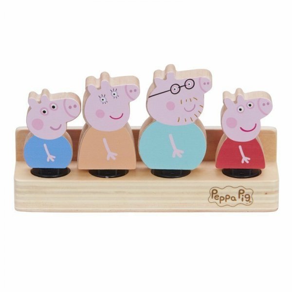 PROMO Peppa Pig - Drewniane figurki 4pack Świnka Peppa 07207