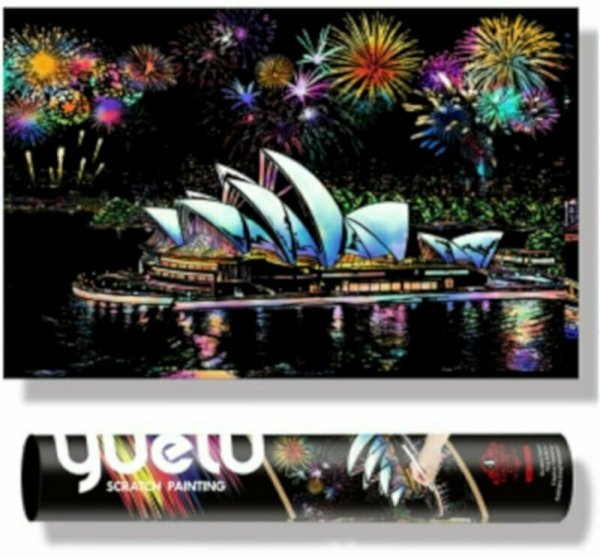PROMO Zdrapywanka tuba Sydney wydrapywanka 75x52 cm 1006227 NORIMPEX
