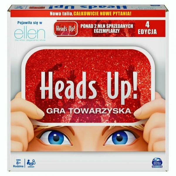 Heads Up gra towarzyska 4 edycja nowe pytania 6063503 Spin Master