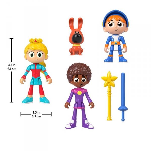 Gus Mały - Wielki rycerz Zestaw figurek 4-pack HGY69 MATTEL p5 mix cena za 1 szt