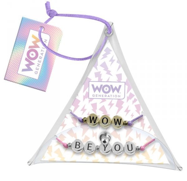 Bransoletki z przesłaniem trójkątne opakowanie WoW Generation WOW00007 Kids Euroswan p12 mix cena za 1szt