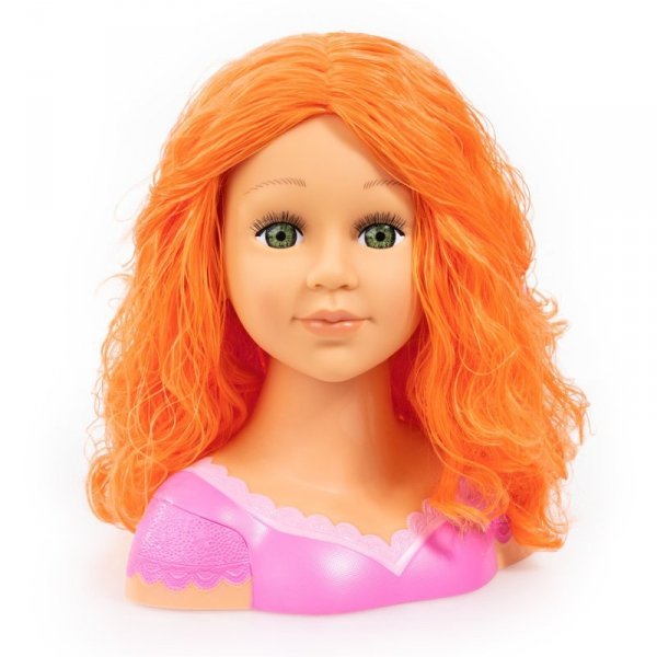 PROMO Bayer Głowa do czesania stylizacji Charlene Super Model + kosmetyki 90088BO