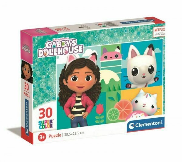 PROMO Clementoni Puzzle 30el Koci Domek Gabi. Gabby&#039;s Dollhouse 20281