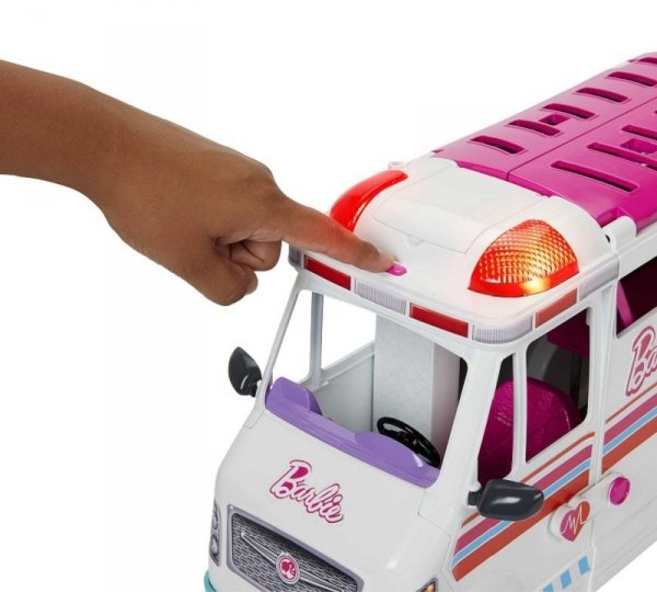 Barbie Karetka Mobilna klinika zestaw HKT79 p1 MATTEL