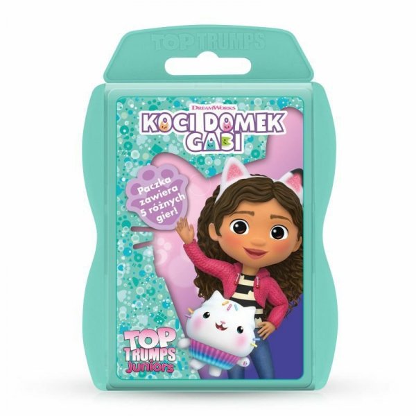 Top Trumps Junior karty Koci Domek Gabi. GRA KARCIANA 04165 WINNING MOVES
