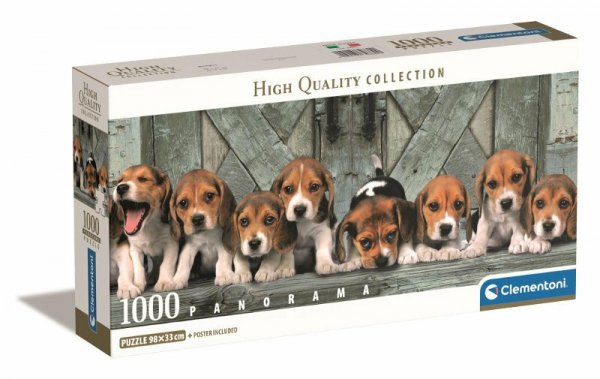 Clementoni Puzzle 1000el Panorama Beagles 39869