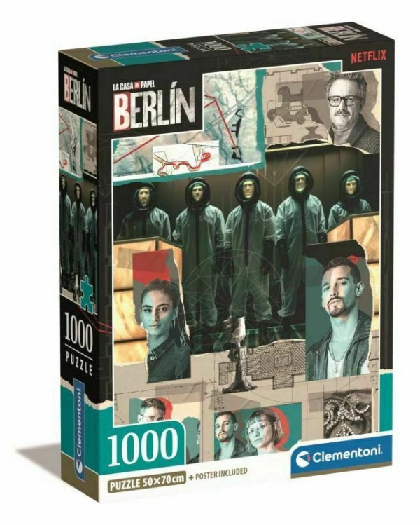 PROMO Clementoni Puzzle 1000el Compact Netflix Berlin 39848