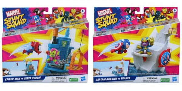 PROMO Zestaw figurek Stunt Squad Marvel F6894 HASBRO p6, mix cena za 1 szt