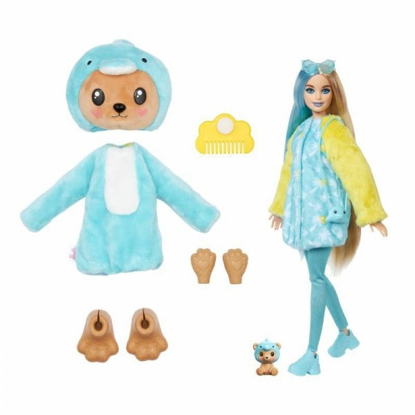 PROMO Barbie Lalka Cutie Reveal Miś-Delfin HRK25 MATTEL