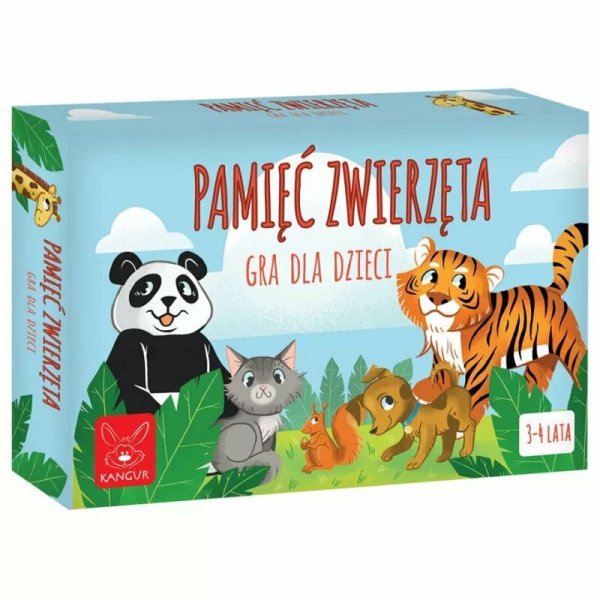PROMO Pamięć. Zwierzęta. Gra dla Dzieci 3-4 lat Kangur
