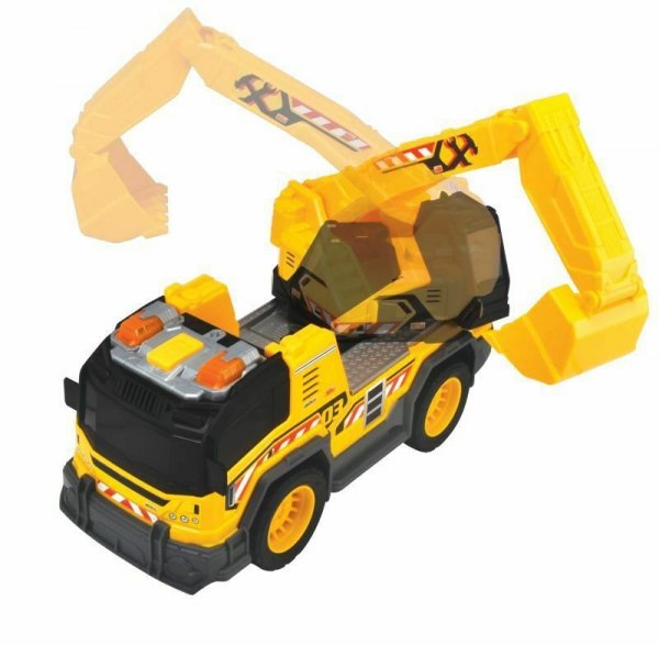 Ciężarówko-koparka 30cm ze światłem i dźwiękiem Simba