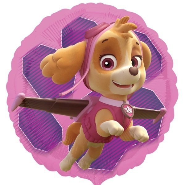 Balon foliowy standard Paw Patrol Sky&Everest okrągły 43cm S60, opakowanie 3408801
