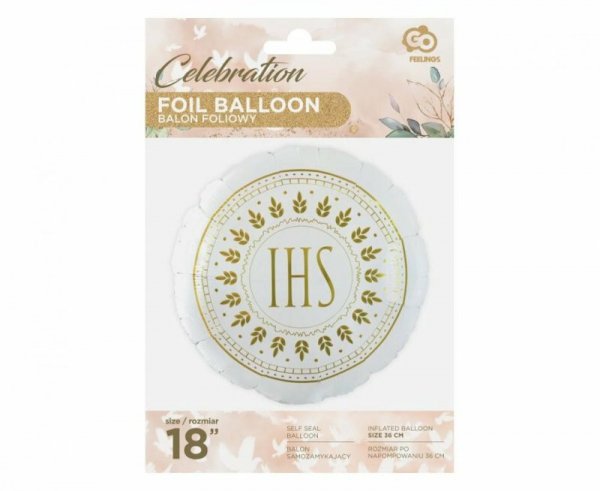 Balon foliowy IHS okrągły 18 AA FG-OIHS