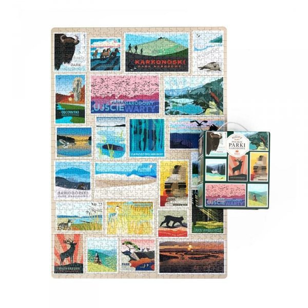 Puzzlove CzuCzu Polskie Parki Narodowe 1000 elementów