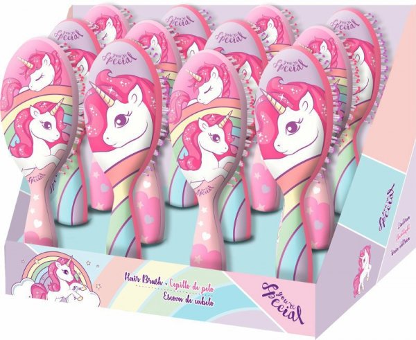 Szczotka do włosów 21x6,5cm Jednorożec You&#039;re Special KL11452 Kids Euroswan mix cena za 1 szt