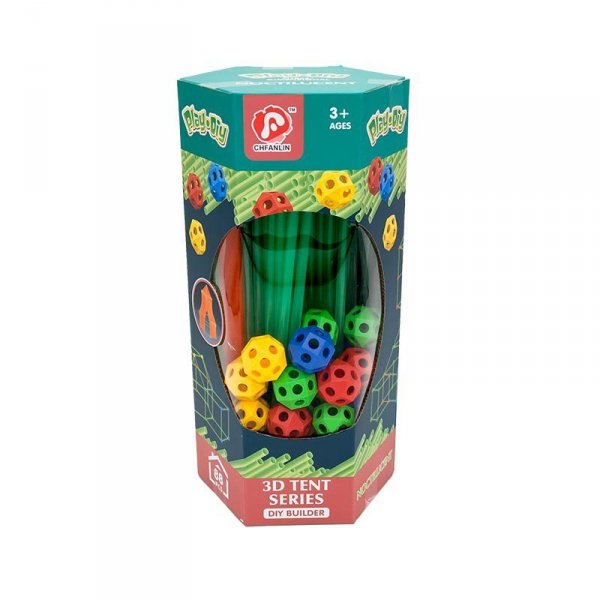 Klocki słomki świecące (88 elementów) 394606