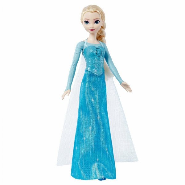 Disney Frozen Śpiewająca lalka księżniczka Elsa Kraina Lodu JDX52 MATTEL