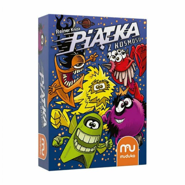 Piątka z kosmosu Pozaziemska gra karciana Muduko