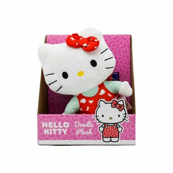 PROMO Hello Kitty Maskotka czerwona 25cm do malowania