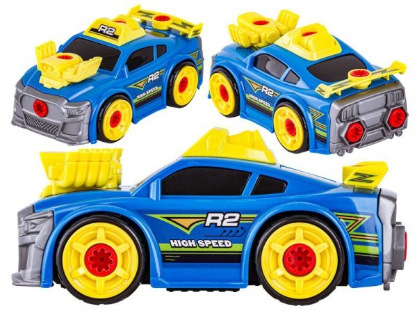 Sportowy, Terenowy Samochód do rozkręcania i skręcania 3w1 TUNING + Wkrętarka, Monster Truck