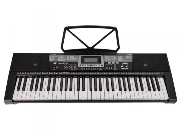 Keyboard MK-2115 Organy, 61 Klawiszy, Zasilacz, Podświetlane Klawisze - Meike