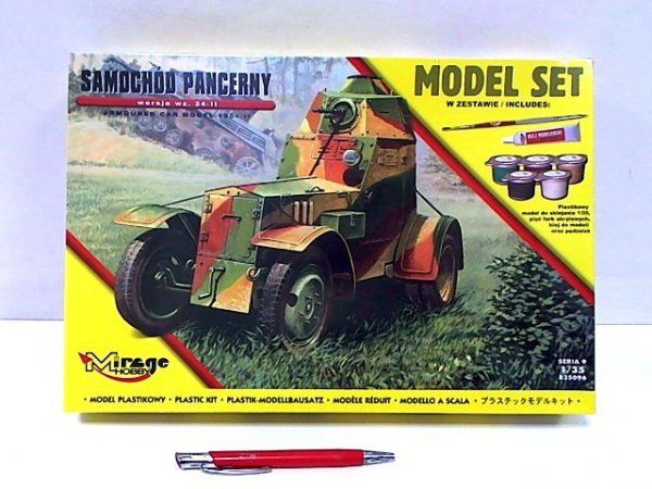 MIRAGE MODELE Mirage zest.d/sklej.Samochód pancerny wz34 835096