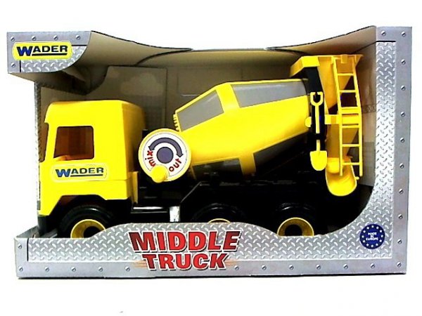 WADER WADER Middle Truck betoniarka żółta 32124 21243