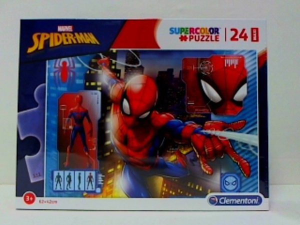 CLEMENTONI CLE puzzle 24 maxi SuperKolor Spiderman 28507