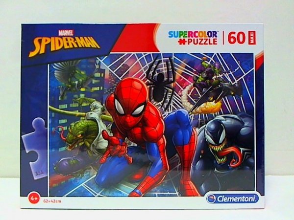 CLEMENTONI CLE puzzle 60 maxi SuperKolor Spiderman 26444