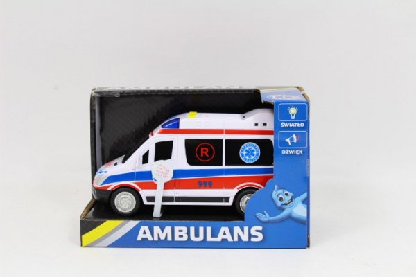 HERO Auto ambulans św/dźw 20cm PL 69009 90097