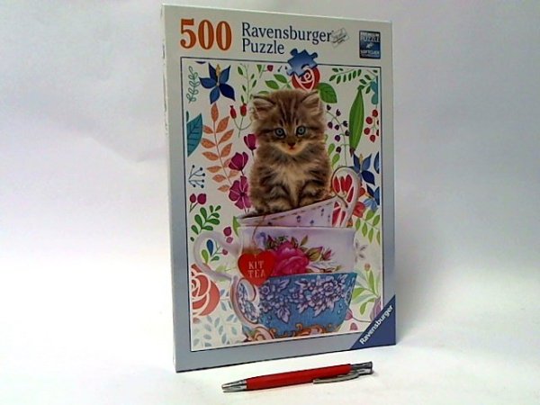 RAVENSBURGER RAV puzzle 500 Kociak w kubku 15037
