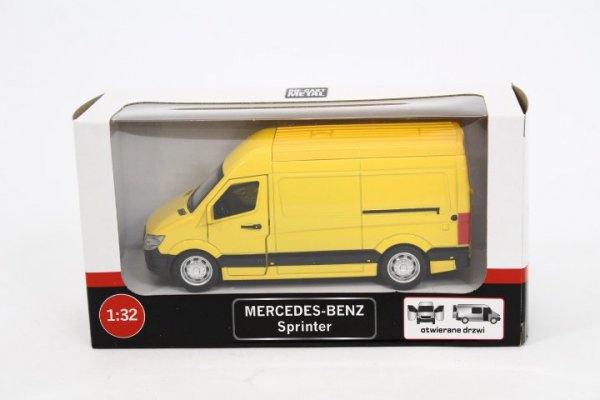 DAFFI Model MercedesBenzSprinter 1:32 żółty B-948 29484