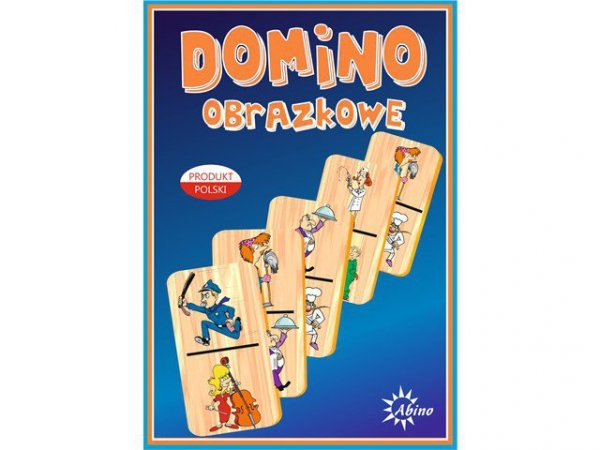 ABINO Domino obrazkowe Zawody drewniane 37398
