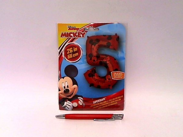 GODAN Balon foliowy Cyfra5 Mickey czer66cm 4013501 01357