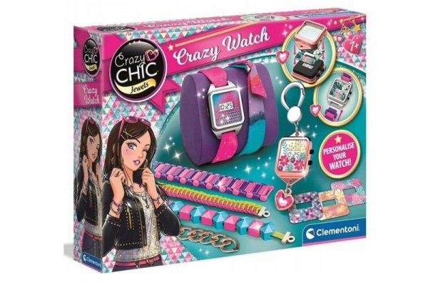CLEMENTONI - ZABAWKI CLE Crazy Chic - Crazy zegarek 18639