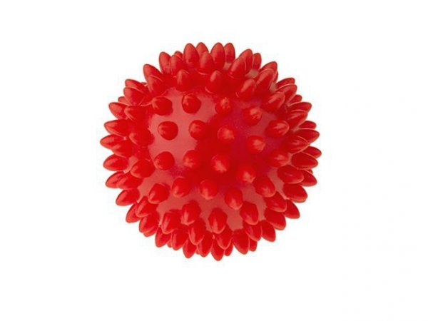 TULLO Piłka sensor.masaż/rehabilit6,6cm czerw.409 474095