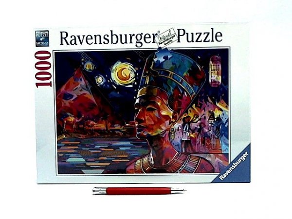 RAVENSBURGER RAV puzzle 1000 Nefertiti nad Nilem 16946