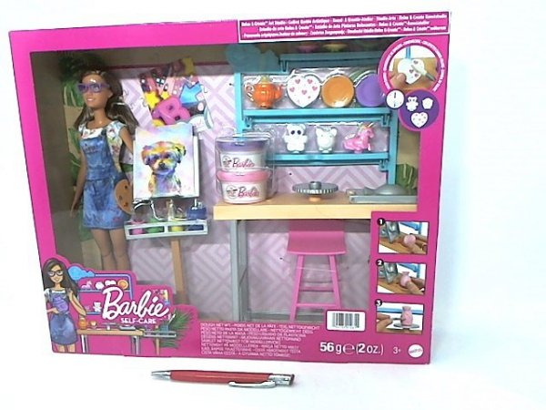 MATTEL Barbie Pracownia artystyczna+lalka HCM85 /3