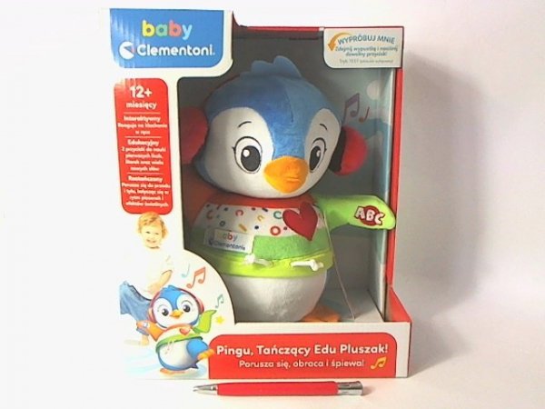 CLEMENTONI - ZABAWKI CLE BABY Pingu tańczący Edu Pluszak 50717