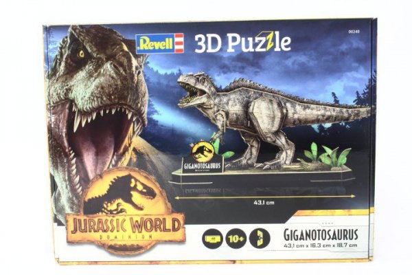 REVELL - CARRERA REVELL puzzle 3D Jurassic Giganotosaur. 00240