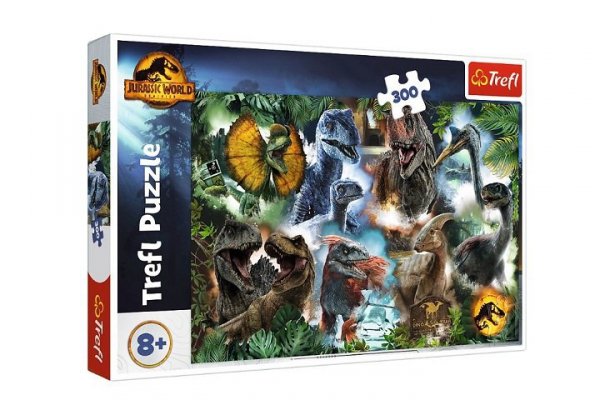 TREFL PUZZLE 300 Ulubione dinozaury /JurassicWorld 23013