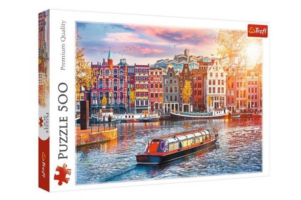 TREFL PUZZLE 500 Amsterdam Holandia 37428