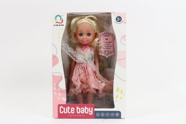 MZ-IMPORT Lalka 27cm w sukience 500-10 09356
