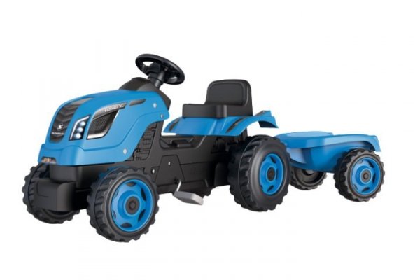 SMOBY SMOBY traktor z przyczepą XL niebieski 710129