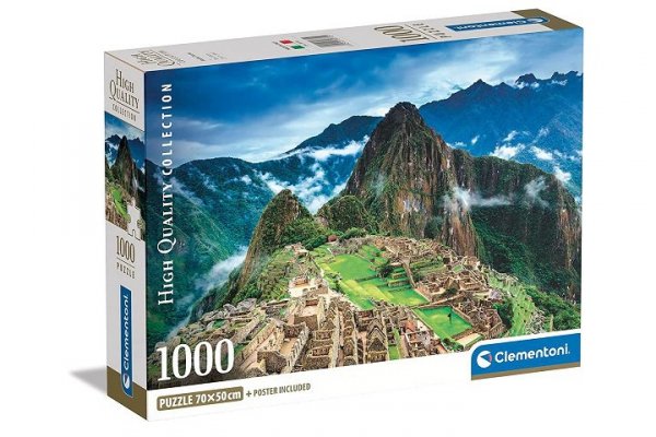 CLEMENTONI - PUZZLE CLE puzzle 1000 Compact Machu Picchu 39770