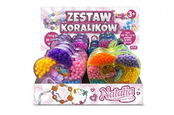 ARTYK Natalia zestaw koralików 12szt/disp 121814
